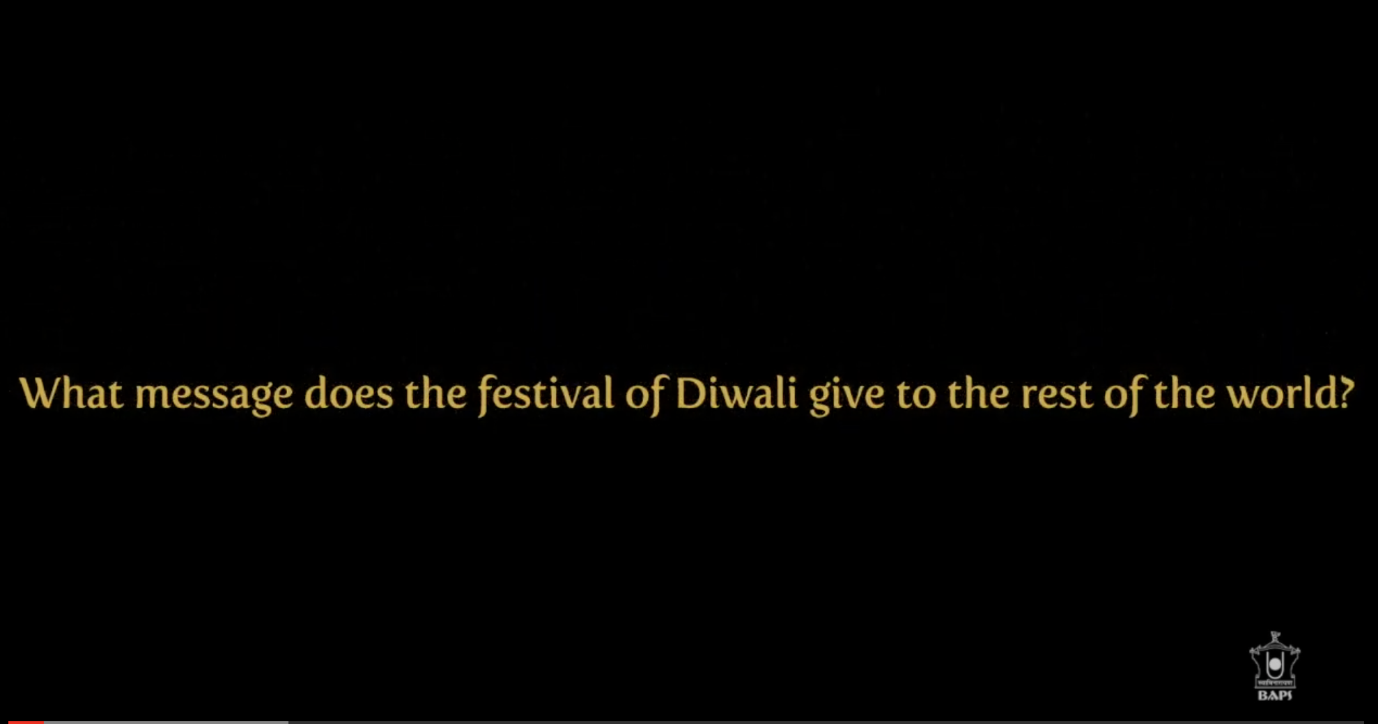 What message does the festival of Diwali give to the rest of the world? 